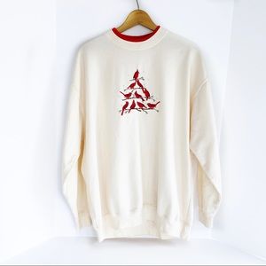 M & C Sportswear Holiday Sweatshirt woman’s XL